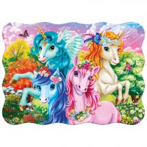puzzle per bambini - Castorland - Unicorno selfie - 30 pezzi