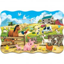 puzzle per bambini - Castorland - Animali della fattoria - 20 pezzi