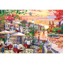 puzzle - Castorland - Tramonto in città - 1000 pezzi