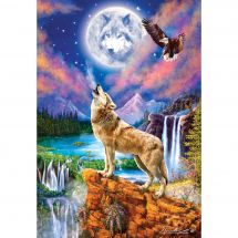 puzzle - Castorland - La notte del lupo - 1500 pezzi