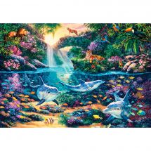 puzzle - Castorland - Paradiso della giungla - 1500 pezzi
