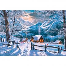 puzzle - Castorland - Mattina di neve - 1500 pezzi