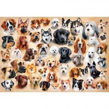 puzzle - Castorland - Cane patchwork - 1500 pezzi