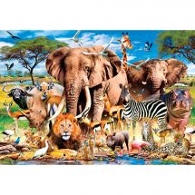 puzzle - Castorland - Animali della Savana - 1500 pezzi
