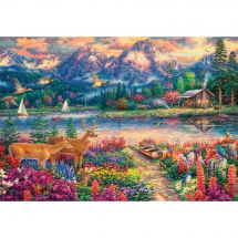 puzzle - Castorland - Montagne maestose - 1500 pezzi