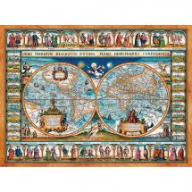 puzzle - Castorland - Mappa del mondo, 1639 - 2000 pezzi