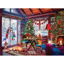 puzzle - Castorland - Casetta di Natale - 2000 pezzi