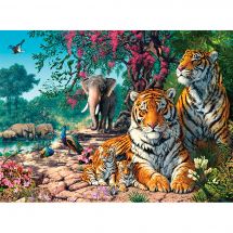 puzzle - Castorland - Santuario della tigre - 3000 pezzi
