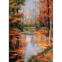 Kit Punto Croce - Charivna Mit - Autunno dorato