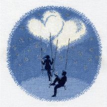 kit ricamo a punto croce - Charivna Mit - Tu sei il mio universo