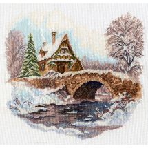 kit ricamo a punto croce - Charivna Mit - Il calore attraverso il gelo