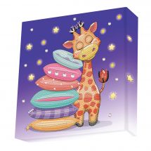 Kit di ricamo a diamante per bambini - Dotz Box - Cuscino Giraffa