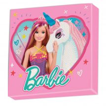 Kit di ricamo a diamante per bambini - Dotz Box - Barbie e unicorno