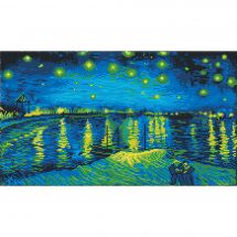 Kit ricamo diamante - Diamond Dotz - Notte stellata dopo Van Gogh