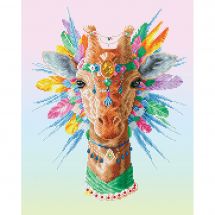 Kit ricamo diamante - Diamond Dotz - Giraffa boema