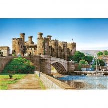 Kit ricamo diamante - Diamond Dotz - Castello di Conwy, Galles