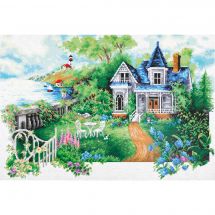 Kit ricamo diamante - Diamond Dotz - Rifugio estivo