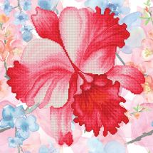 Kit ricamo diamante - Diamond Dotz - Fiore rosa del giardino