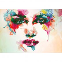 Kit ricamo diamante - Diamond Dotz - Sogno arcobaleno
