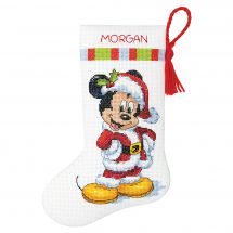 Kit calza di Natale da ricamare - Dimensions - Topolino