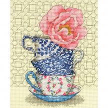 Kit Punto Croce - Dimensions - Tè alla rosa