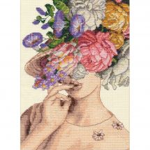Kit Punto Croce - Dimensions - Signora del giardino