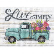 Kit Punto Croce - Dimensions - Camion dei fiori