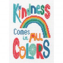 Kit Punto Croce - Dimensions - I colori della gentilezza