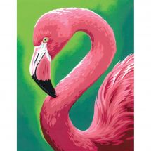 Kit di pittura per numero - Dimensions - Divertimento di fenicottero rosa