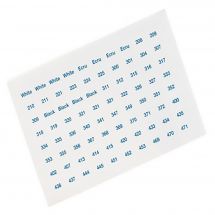 separatore a filo - DMC - Adesivi numeri