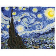 kit ricamo a punto croce - DMC - La notte stellata