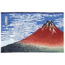 kit ricamo a punto croce - DMC - Il Fuji Rosso