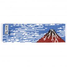 Kit segnalibro da ricamo - DMC - Il Fuji Rosso