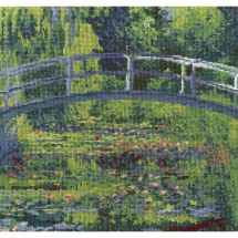 kit ricamo a punto croce - DMC - Il bacino delle ninfee di Monet