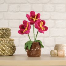 kit di ganci - DMC - Vaso di fiori