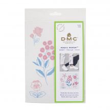 Modello per la personalizzazione - DMC - Magic paper fiori