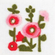 Kit di feltro - DMC - Rose malvone