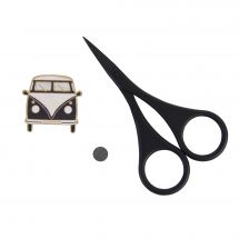 Accessorio da Ricamo - DMC - Magnete e forbici - Nero