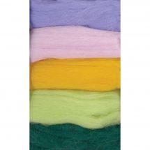 Lana da feltro - DMC - Confezione lana cardata - Mazzo di fiori