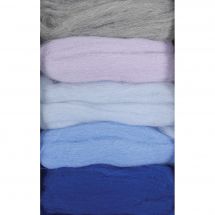 Lana da feltro - DMC - Confezione lana cardata - Ghiacciaio