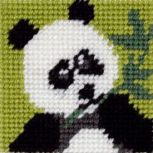 Kit di tela per bambini - DMC - Il panda