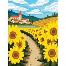 Canovaccio antico - DMC - Girasoli
