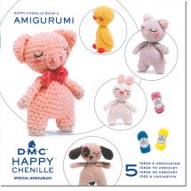 Libro - DMC - 5 idee per lavorare all'uncinetto Happy Chenille Book 3