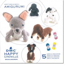 Libro - DMC - 5 idee per lavorare all'uncinetto Happy Chenille Book 4