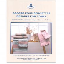 Libro diagrammi - DMC - Idee di ricamo per asciugamani