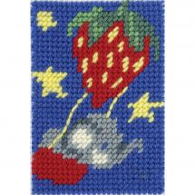 Kit di tela per bambini - DMC - Il palloncino alla fragola