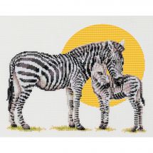 Kit Punto Croce - Dutch Stitch Brothers - Safari alla zebra