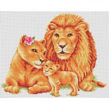 Kit Punto Croce - Dutch Stitch Brothers - Safari dei leoni