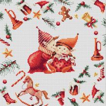 kit ricamo a punto croce - Dutch Stitch Brothers - Elfi di Natale 3