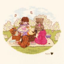Kit Punto Croce - Designer stitches - Il pic nic